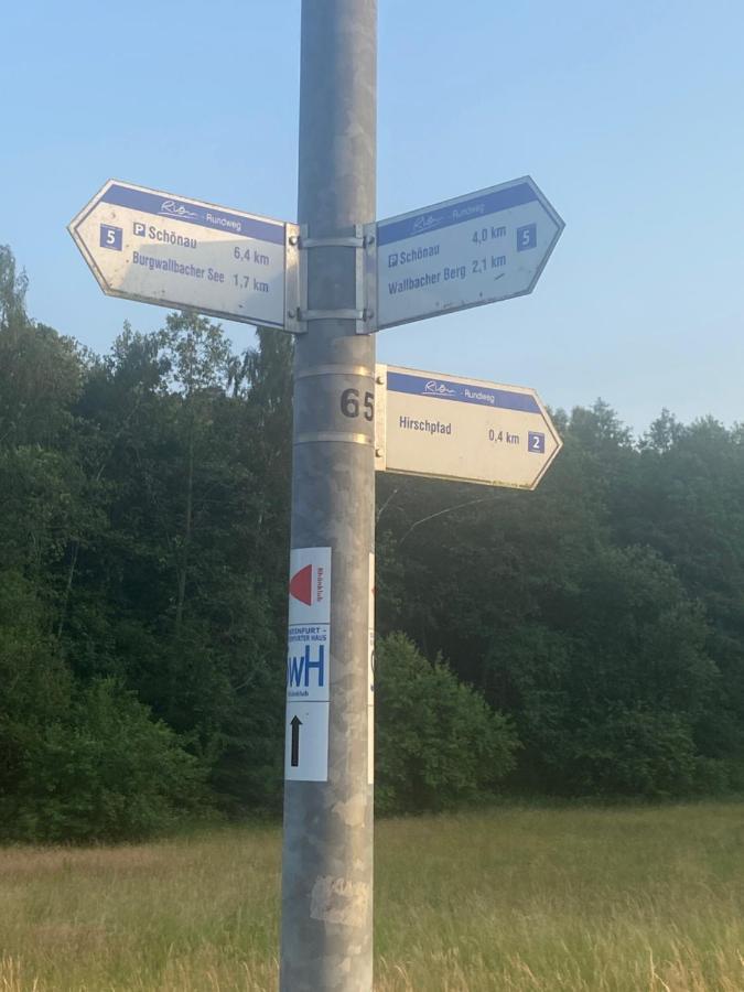 Pension-Ferienwohnung Liesbachtal Direkt Am Waldrand Bayerische Rhoen Schonau an der Brend Экстерьер фото